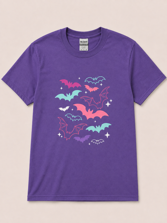 Colorful Bats T-shirt