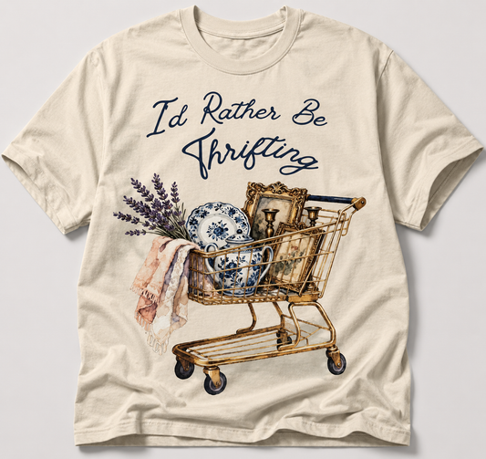 I'd Rather Be Thrifting T-shirt