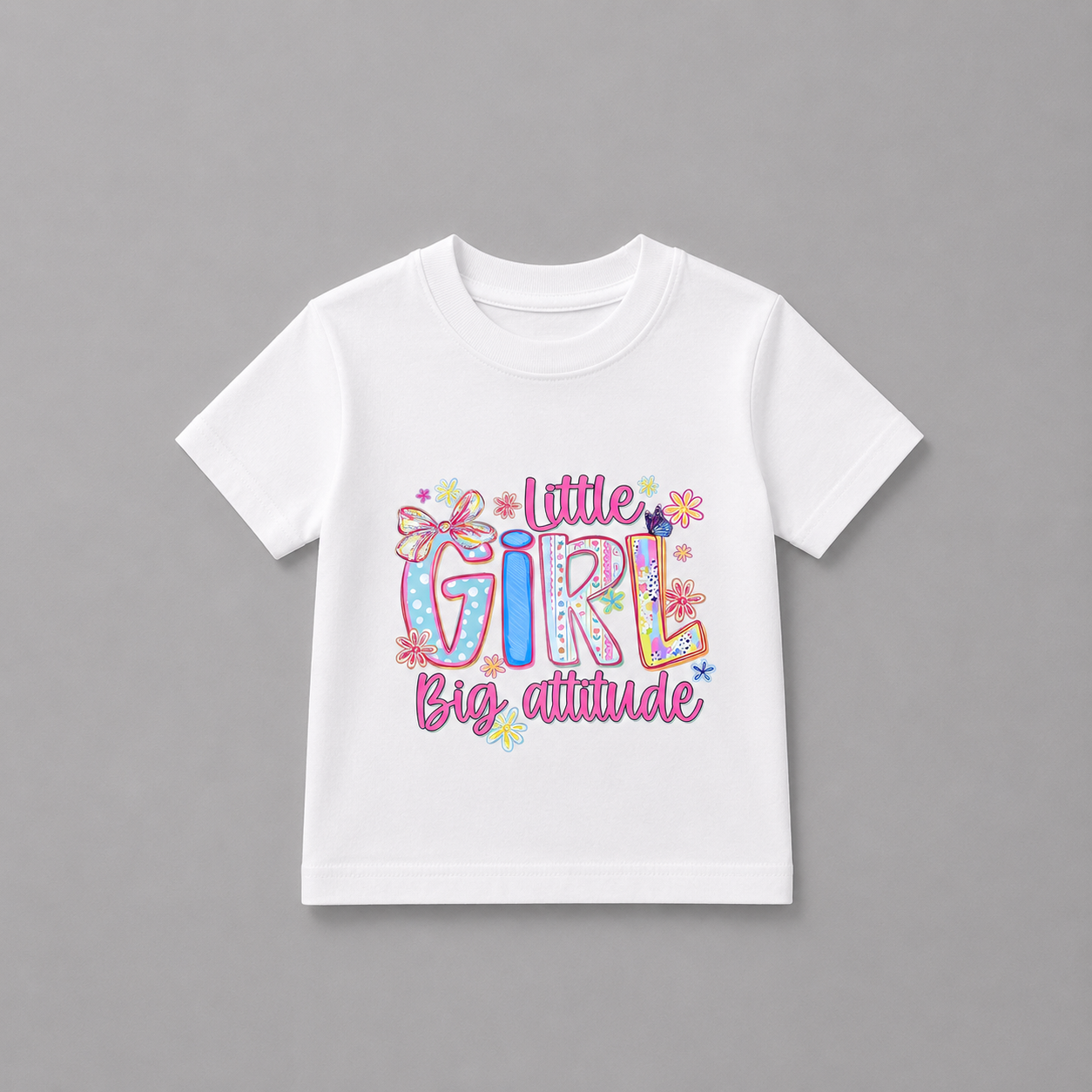 Youth Little Girl Big Attitude T-shirt