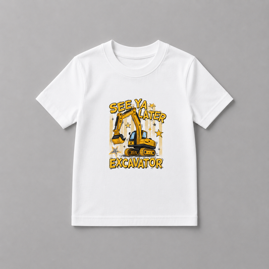 Youth See Ya Later Excavator T-shirt